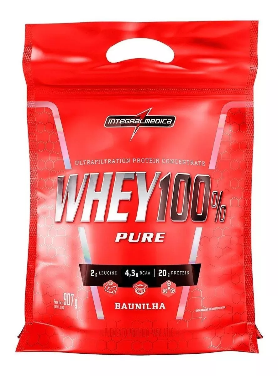 “Whey Protein 100% Pure (Todos os Sabores) Promoção + Brinde”